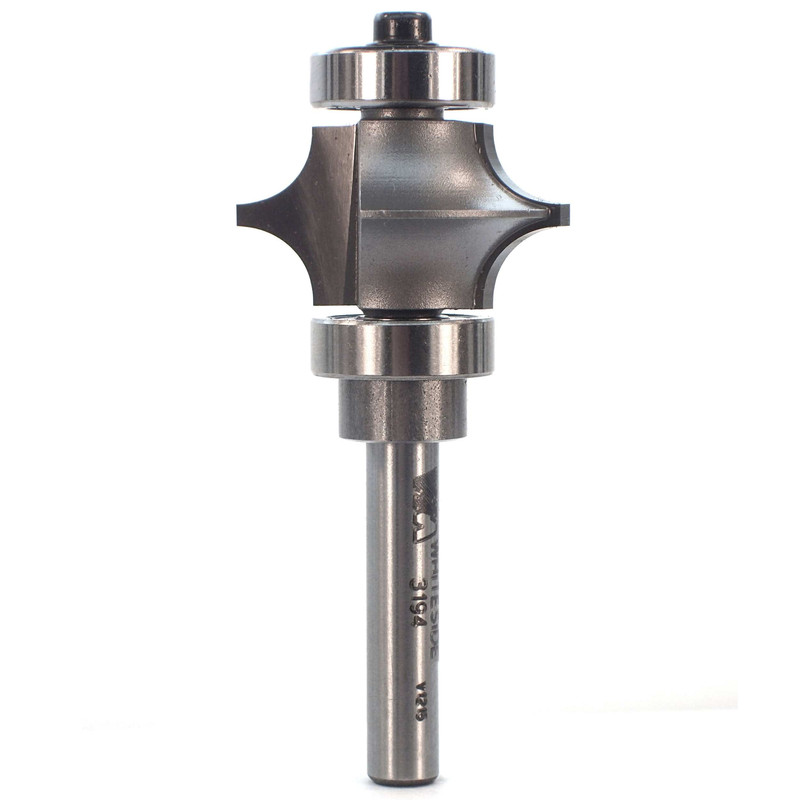 3194 Full Bead Router Bit 1/4" SH 1/4" R 1-1/8" D X 5/8" CL X 2-1/2" OL